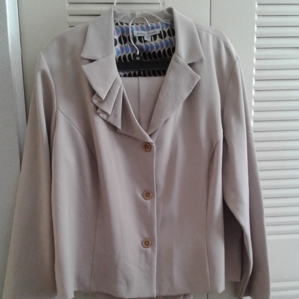 Danny & Nicole Light Tan Blazer And Dress Pants